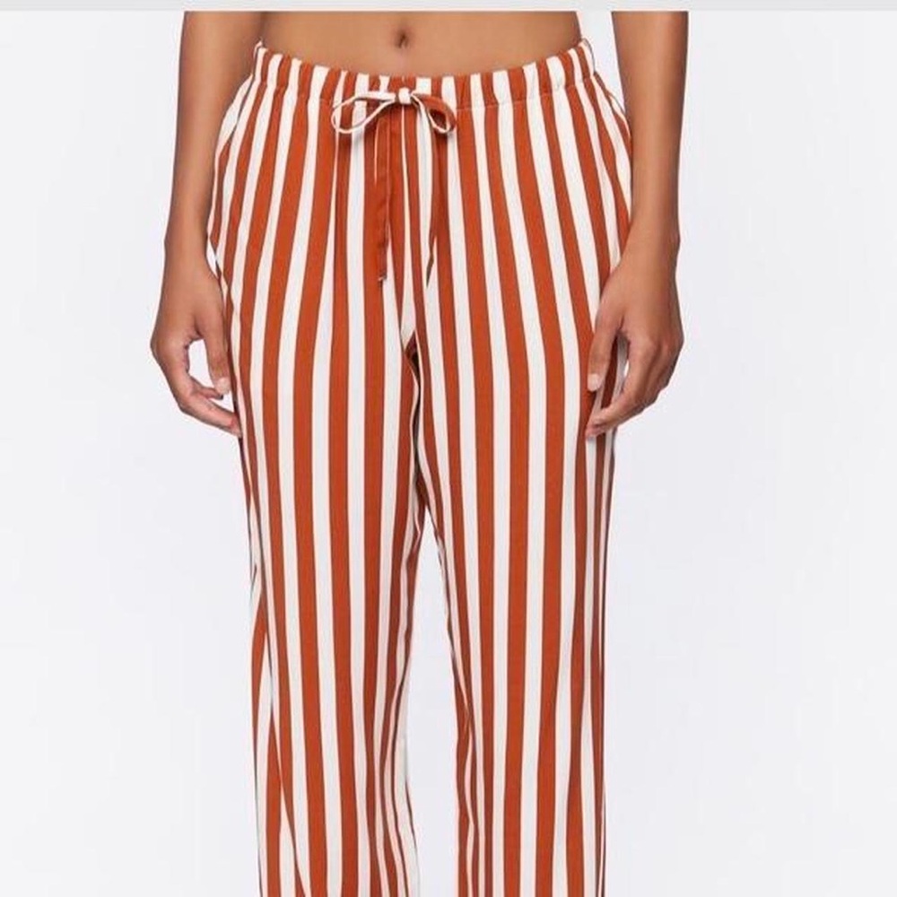 Forever 21 striped pajama pants
